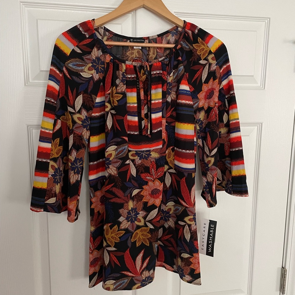 New Directions Abstract Print Tunic